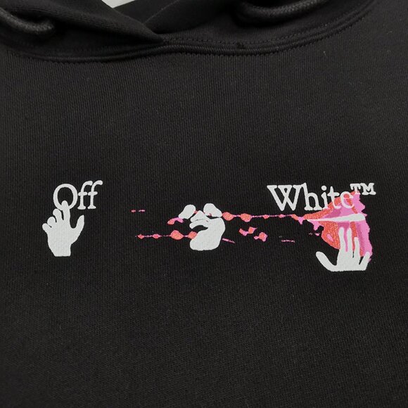 Off-White Black Hooded Sweatshirt - Picture 3 of 8